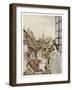 The Lady Ligeia at Her Window-Arthur Rackham-Framed Art Print