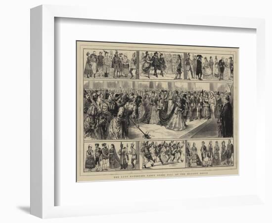 The Lady Mayoress's Fancy Dress Ball at the Mansion House-Alfred Chantrey Corbould-Framed Giclee Print