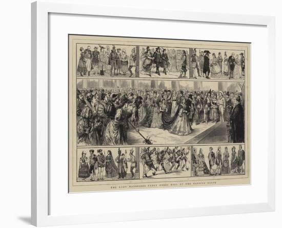 The Lady Mayoress's Fancy Dress Ball at the Mansion House-Alfred Chantrey Corbould-Framed Giclee Print