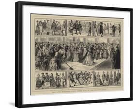 The Lady Mayoress's Fancy Dress Ball at the Mansion House-Alfred Chantrey Corbould-Framed Giclee Print