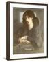 The Lady of Pity, or La Donna Della Finestra, 1870-Dante Gabriel Rossetti-Framed Giclee Print