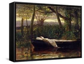 The Lady of Shalott, 1862-Walter Crane-Framed Stretched Canvas