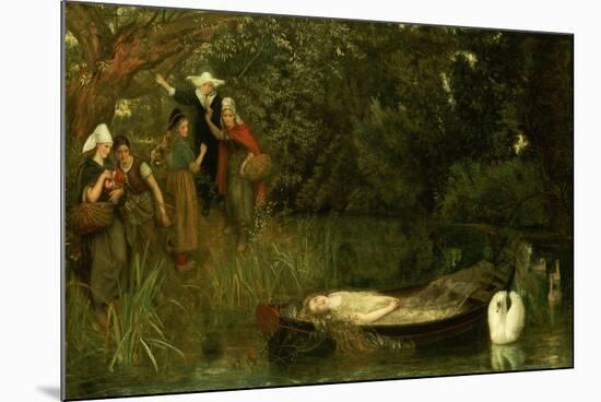 The Lady of Shalott, 1873-Arthur Hughes-Mounted Giclee Print