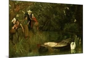 The Lady of Shalott, 1873-Arthur Hughes-Mounted Giclee Print