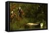 The Lady of Shalott, 1873-Arthur Hughes-Framed Stretched Canvas