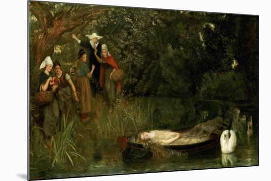 The Lady of Shalott, 1873-Arthur Hughes-Mounted Giclee Print