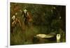 The Lady of Shalott, 1873-Arthur Hughes-Framed Giclee Print