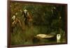 The Lady of Shalott, 1873-Arthur Hughes-Framed Giclee Print