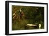 The Lady of Shalott, 1873-Arthur Hughes-Framed Giclee Print