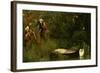 The Lady of Shalott, 1873-Arthur Hughes-Framed Giclee Print