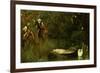 The Lady of Shalott, 1873-Arthur Hughes-Framed Giclee Print