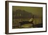 The Lady of Shalott, 1875-John Atkinson Grimshaw-Framed Premium Giclee Print