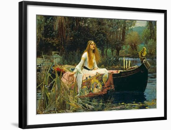 The Lady of Shalott, 1888-John William Waterhouse-Framed Art Print