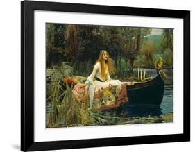 The Lady of Shalott, 1888-John William Waterhouse-Framed Art Print