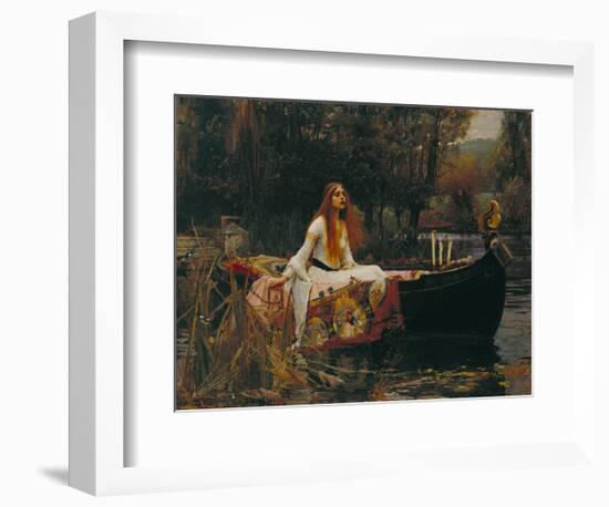 The Lady of Shalott, 1888-J^W^ Waterhouse-Framed Art Print