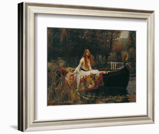 The Lady of Shalott, 1888-J^W^ Waterhouse-Framed Art Print