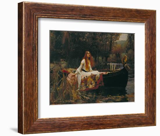 The Lady of Shalott, 1888-J^W^ Waterhouse-Framed Art Print