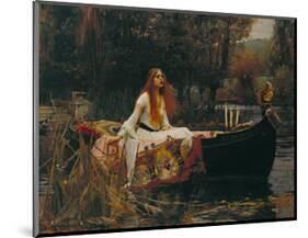 The Lady of Shalott, 1888-J^W^ Waterhouse-Mounted Art Print