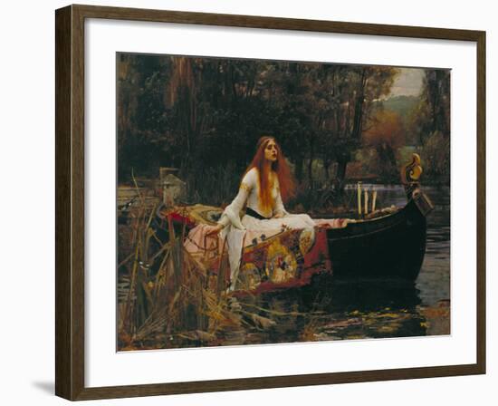 The Lady of Shalott, 1888-J^W^ Waterhouse-Framed Art Print