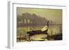 The Lady of Shalott', c.1875-John Atkinson Grimshaw-Framed Giclee Print