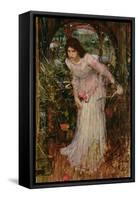 The Lady of Shalott, C.1894-John William Waterhouse-Framed Stretched Canvas