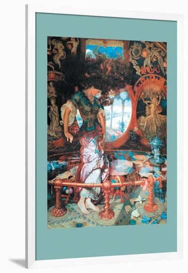 The Lady of Shalott-William Holman Hunt-Framed Art Print