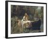 The Lady of Shalott-John William Waterhouse-Framed Giclee Print