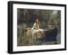 The Lady of Shalott-John William Waterhouse-Framed Premium Giclee Print