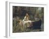 The Lady of Shalott-John William Waterhouse-Framed Premium Giclee Print