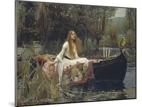 The Lady of Shalott-John William Waterhouse-Mounted Premium Giclee Print