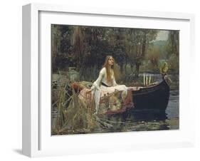 The Lady of Shalott-John William Waterhouse-Framed Giclee Print