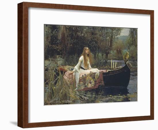 The Lady of Shalott-John William Waterhouse-Framed Giclee Print