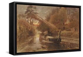 The Lady of Shalott-Albert Goodwin-Framed Stretched Canvas