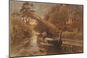 The Lady of Shalott-Albert Goodwin-Mounted Giclee Print