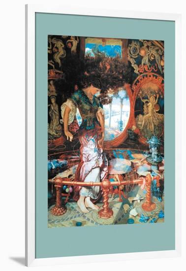 The Lady of Shalott-William Holman Hunt-Framed Art Print