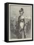 The Lady of the Manor, an Autumn Stroll-Davidson Knowles-Framed Stretched Canvas