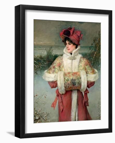 The Lady of the Snows, C.1896-George Henry Boughton-Framed Giclee Print