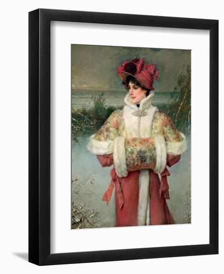 The Lady of the Snows, C.1896-George Henry Boughton-Framed Giclee Print