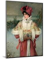 The Lady of the Snows, C.1896-George Henry Boughton-Mounted Giclee Print