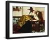 The Lady of the Tootni-Nameh; or the Legend of the Parrot-Valentine Cameron Prinsep-Framed Giclee Print