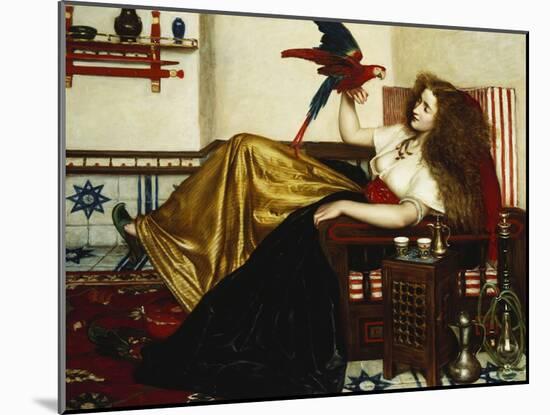 The Lady of the Tootni-Nameh; or the Legend of the Parrot-Valentine Cameron Prinsep-Mounted Giclee Print
