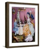 The Lady of Wittenberg and Her Children-Pauline Baynes-Framed Giclee Print