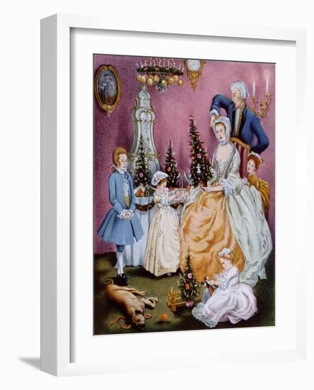 The Lady of Wittenberg and Her Children-Pauline Baynes-Framed Giclee Print