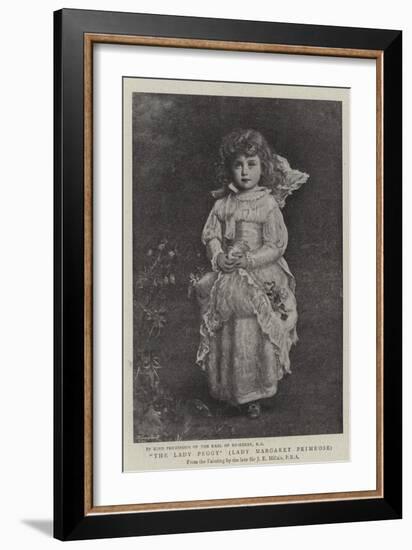 The Lady Peggy, Lady Margaret Primrose-John Everett Millais-Framed Giclee Print