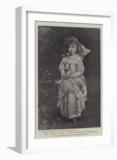The Lady Peggy, Lady Margaret Primrose-John Everett Millais-Framed Giclee Print