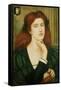 The Lady Prays-Desire (W/C and Gold Paint on Paper)-Marie Spartali Stillman-Framed Stretched Canvas