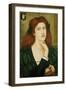 The Lady Prays-Desire (W/C and Gold Paint on Paper)-Marie Spartali Stillman-Framed Giclee Print