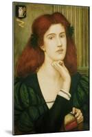 The Lady Prays-Desire (W/C and Gold Paint on Paper)-Marie Spartali Stillman-Mounted Giclee Print