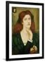 The Lady Prays-Desire (W/C and Gold Paint on Paper)-Marie Spartali Stillman-Framed Giclee Print
