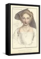 The Lady Ratcliffe-Hans Holbein the Younger-Framed Stretched Canvas